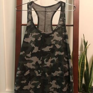 Camo racerback tank top